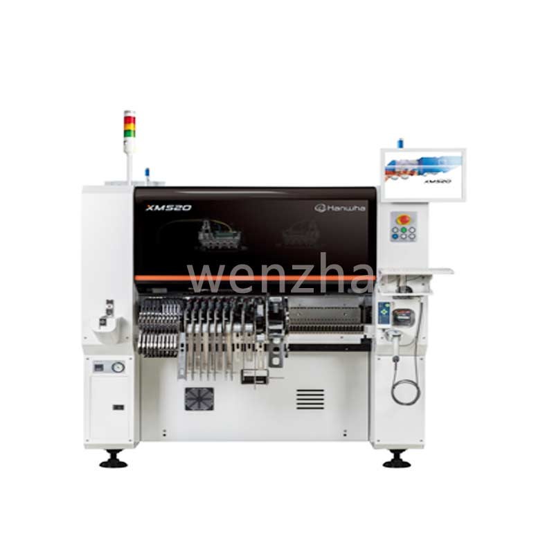 SMT SAMSUNG HANWHA XM520 Chip Mounter Machine For SMT PCB Assembly Line LED
