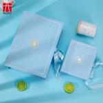 Paper Box Folding Cardboard Printed Magnetic Ribbon Packaging Gift Box Wedding