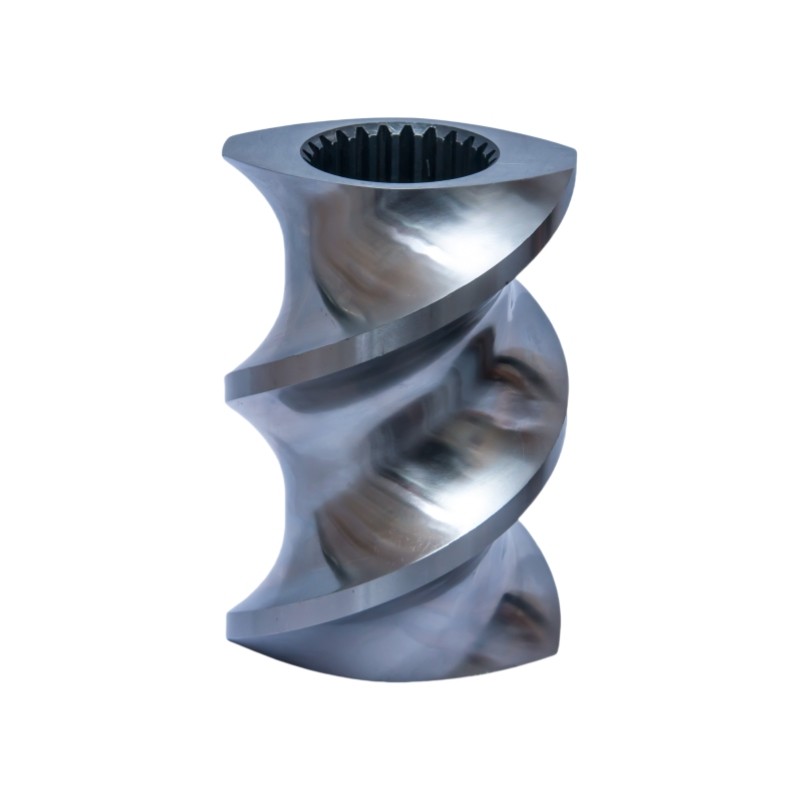 HRC 58 - 62 Twin Screw Extruder Element Extrusion Machine Parts For High Temperature