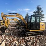 Original Japan 305.5E Used CAT Excavators Hydraulic Used Earth Moving Equipment