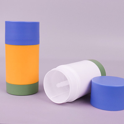 Empty 50g Plastic Deodorant Tubes Biodegradable Deodorant Containers 50g