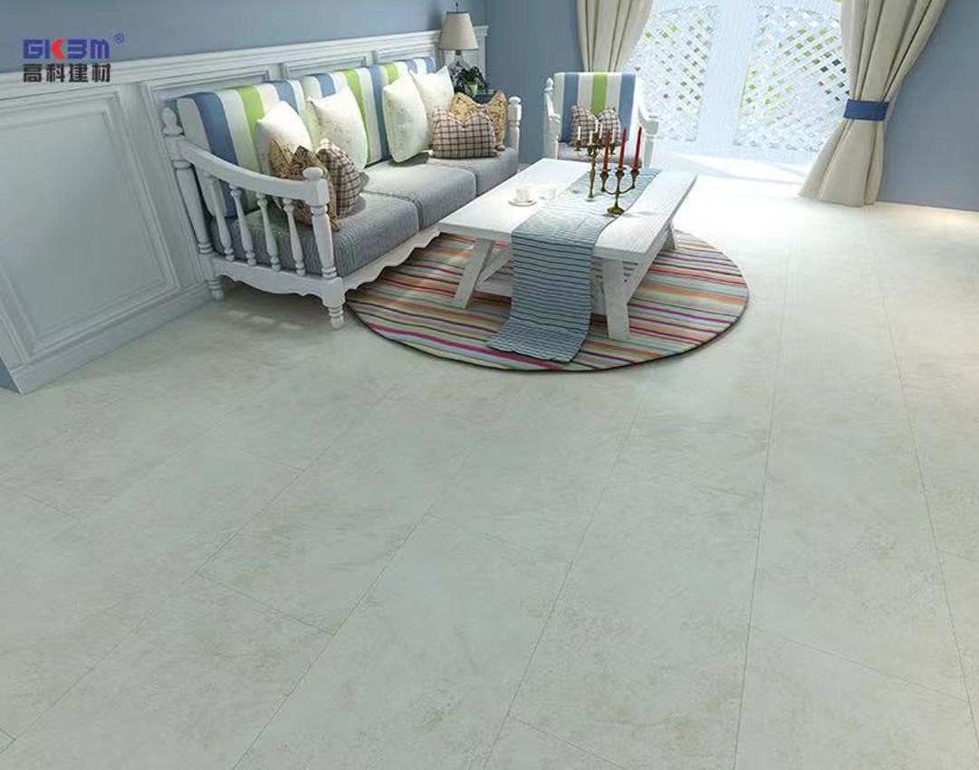 183x1220mm Gray Granite Vinyl Flooring Fireproof Waterproof Greenpy SY-S3014