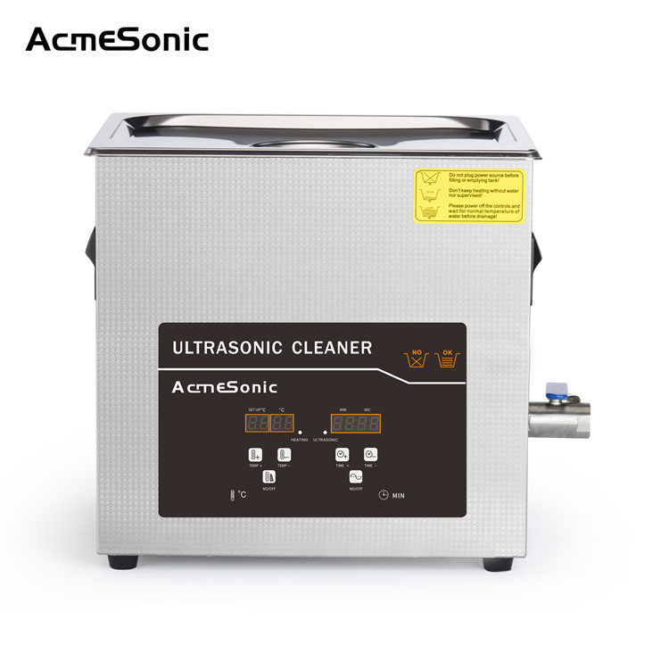 OEM 10L Ultrasonic Cleaner 240W Digital Heated Ultrasonic Cleaner