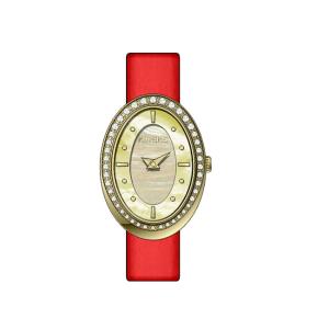 Quality Jewelry Oval - Shaped Ladies Fashion Watches Leather Strap Quartz wholesale