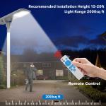 Outdoor Integrated All In One Led Solar Street Light 6000-6500K 400w 600w 800w