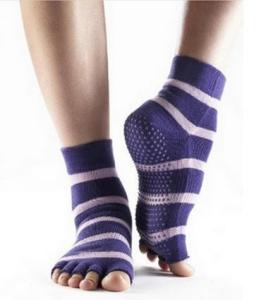 Quality Customized design, color Open Toe Cotton Yoga Socks wholesale