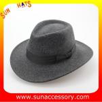 Vintage hot sale mid brim hats wholesale for ladies,100% Australia wool felt