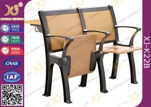 Quality Wood Board Aluminum Alloy Frame College Classroom Tables And Chairs wholesale