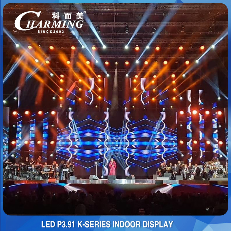 4K High Refresh Full Color LED Video Wall Display , LED P3.91 Rental Display