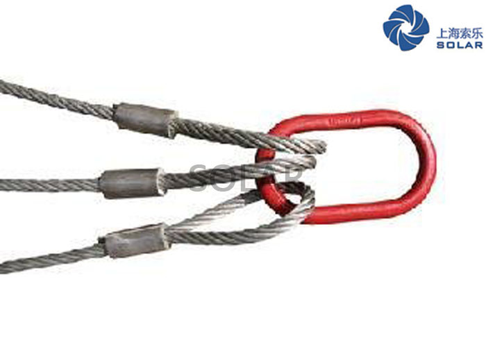 6X37 IWRC Wire Rope Sling Hooks & Link Soft Eye