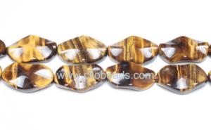 Quality Tiger Eye Undee Ovals wholesale