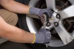 15 Gauge Elastic Nylon Spandex Automotive Industry Nitrile Safety Gloves