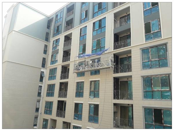ZLP800 electric hoist rope lift suspended platform for building cleaning in