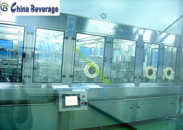 PET Bottled Juice Bottle Filling Machine , Beverage Packaging Machine Apple