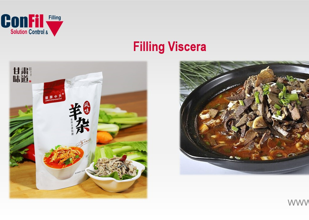 500 Gram Rotary Vacuum Packaging Machine For Viscera Meat