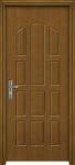 Hotel Interior Solid 2 Hours Fire Rated Wood Doors 1.2mm Thickness