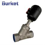 Pn25 SS316L Stainless Steel Pneumatic Angle Seat Valve with Plastic Actuator for