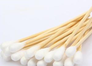 Quality Disposable 80 Pieces Cotton Tipped Swabs Single Head Wooden Stick wholesale