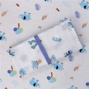 Quality Infants Personalised Muslin Cloth Durable Machine Washable Naturally Smooth wholesale
