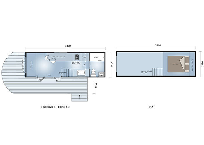 Modern Glamping Trailer Houses Tiny House Mobile Home Ready To Ship With Wheels