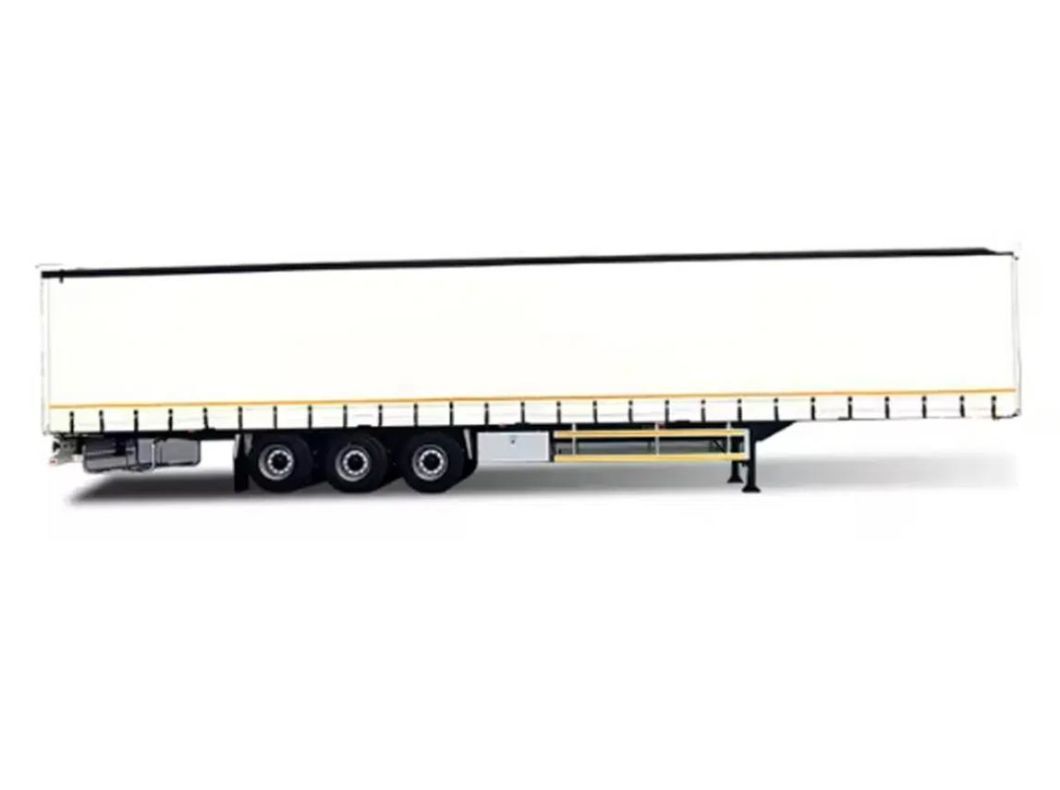 High Quality PVC Fabric Dry Van Cargo Curtain Side Tri-Axle Semi-Trailer