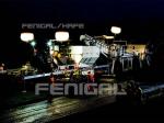 Pavement lighting balloon for highway construction vehicle mount LED600w