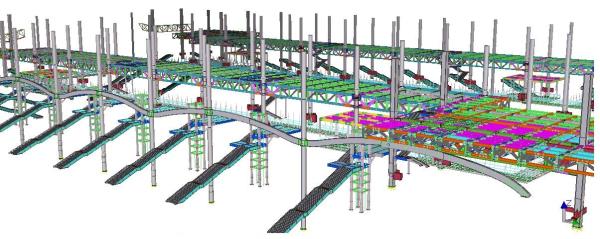 Electric Galvanized,Painting Industrial Prefabricated Steel Structural
