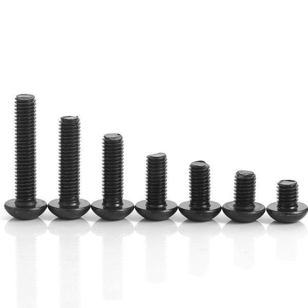 NXF DIN ST37-2/JIS SS400/ASTM A283C Diameter M1.6-20 Length 3-150mm S235JR Black