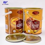 5000ml Printed Food Bucket Packaging Hygienic Sterilization 20L Metal Pail