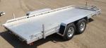 Heavy duty Single Axle Aluminum Box Trailer 7 X 4