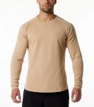 Men′s Fitted Long Sleeve 94% Cotton 6% Elastane Custom Logo Shirt