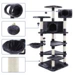 Space Saving Natural Wood Modern Cat Tower 21.8kg Weight Paper Tubes Strucutre