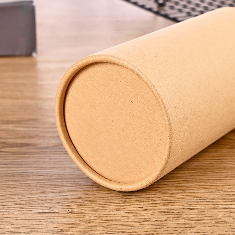 Eco Friendly Recyclable Kraft Paper Tube Cans for Packaging