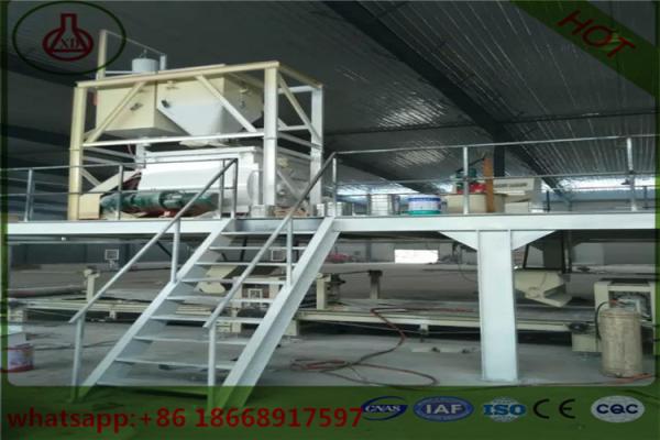 Automatic Prefabricated Walls Fiber Cement Board Production Line Panel Making