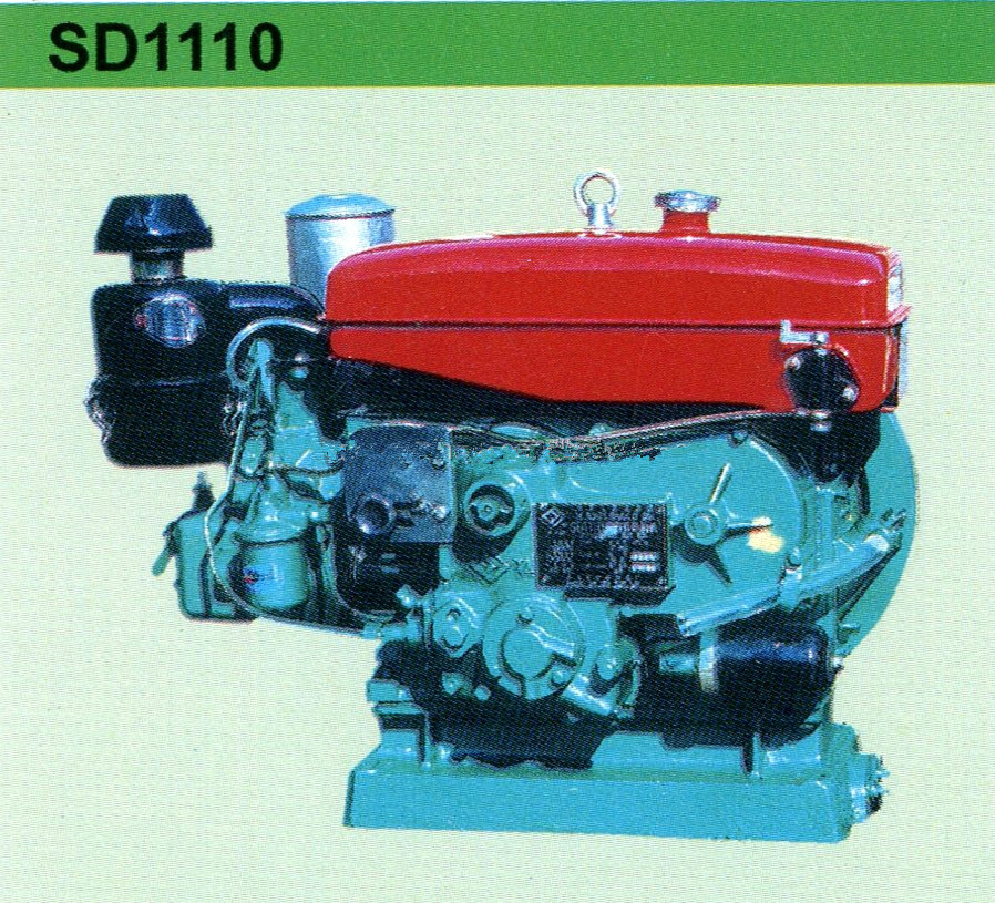 Model SD1110 Diesel Engine-single Cylinder, Four Stroke, Water Cooled Type