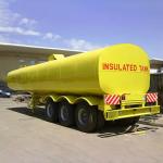 Fuwa Axle 13t Mechinical Suspension Crude Oil Trailers For Sale