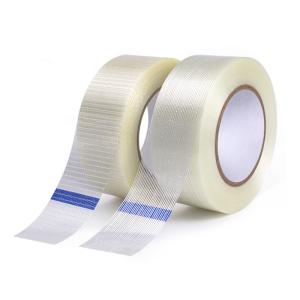 Quality Heavy Duty Waterproof Clear Filament Strapping Tape For Repairs Shipping Packing wholesale