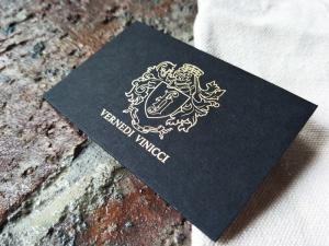 Quality Black Cardboard Gold Foil Stamped Business Cards Printed Visiting Name Cards wholesale