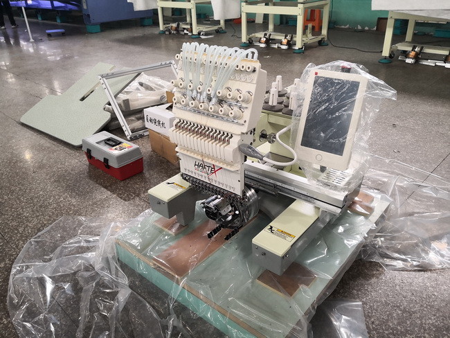 ISO9001 Single Head Embroidery Machine For Cap And Flat And Garment With Dahao A15 Touch Screen