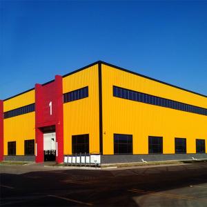 Quality Quick Assembly Industrial PEB Building Construction , Prefab Steel Column Building wholesale