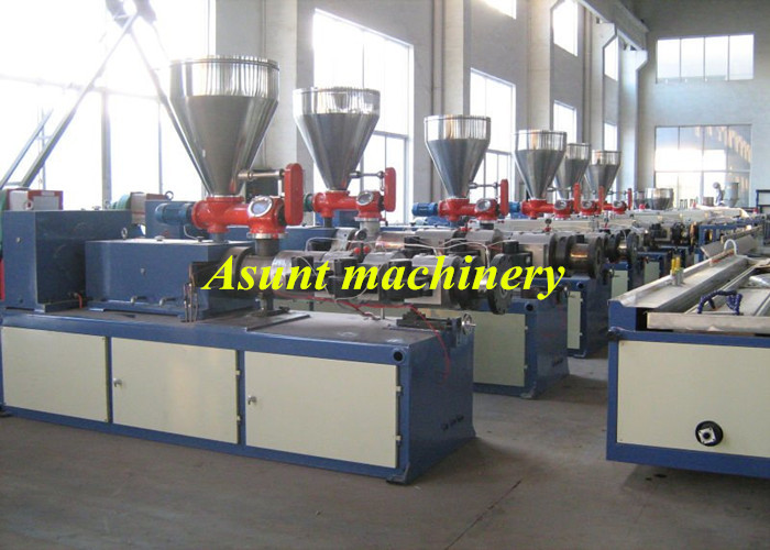 PVC Plastic Processed Pipe Production Line Double Screw PVC Pipe Machinery Extruder
