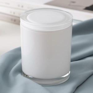 Quality Empty 430ml Glass Cylinder Candle Holders 15 Oz Candle Jars With Lids wholesale