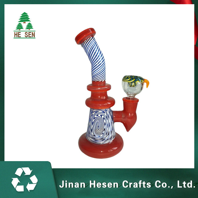 Irregular Mini Beaker Bubbler 8 Inch Borosilicate Glass Bongs