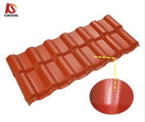 Quality Lightweight UV Resistant PVC ASA Spanish PVC Tile building material wholesale