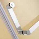 Aluminum Profile Bathtub Glass Door Sanitary Grade Shower Door LB05-008