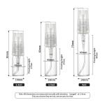 Travel Cosmetic Spray Bottle 5ML Clear Plastic Spray Bottles Recyclable