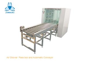 Quality Cleanroom Steel Air Shower Pass Box And Automatic Roller Conveyor wholesale
