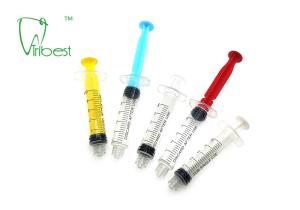 Quality Medical Self Aspirating Disposable Colorful Dental Syringe 5ml wholesale