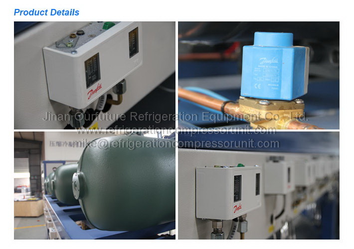 100hp R404a 2* 50hp Refrigeration Units For Cold Rooms , Cold Chain Logistic