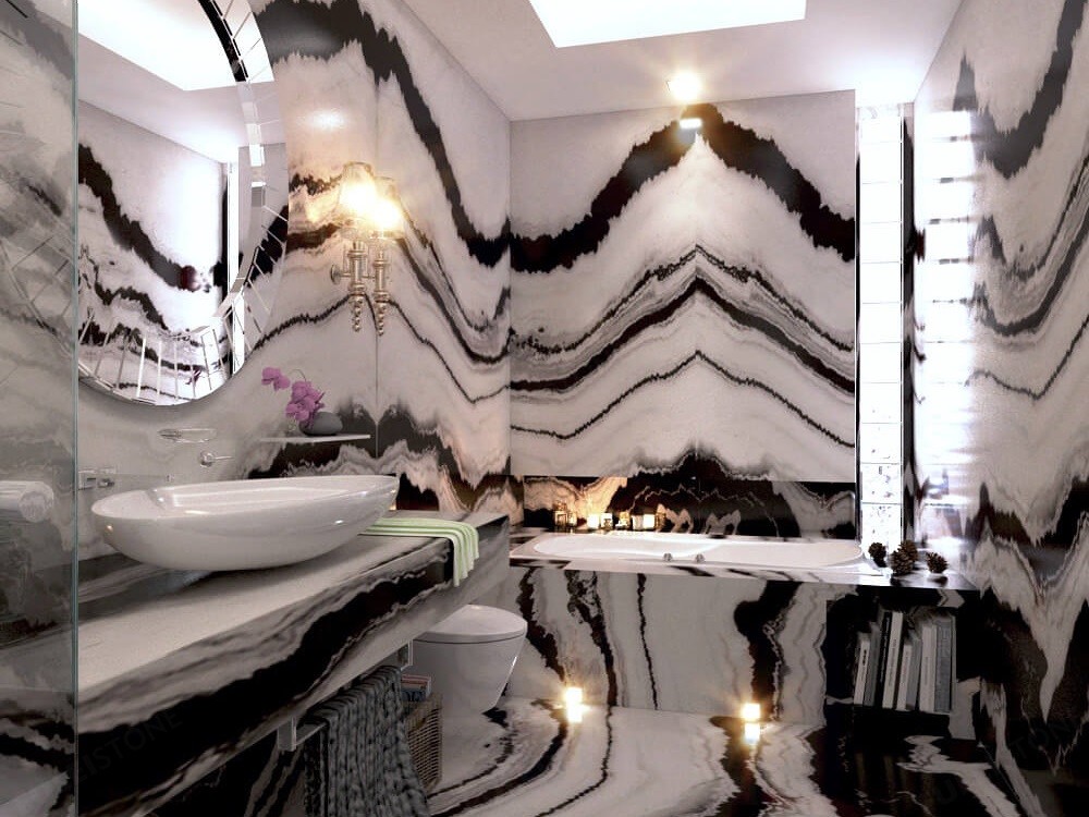 Tops Wall Honed Exotic 60x120cm Marble Stone Slab